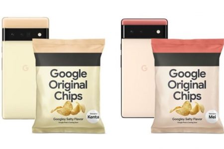 Snack promosi Google Pixel 6.
