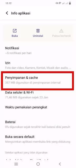 Penyimpanan dan Cache