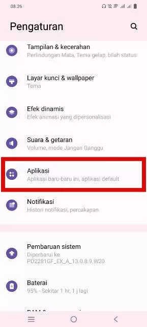 Pilih Aplikasi