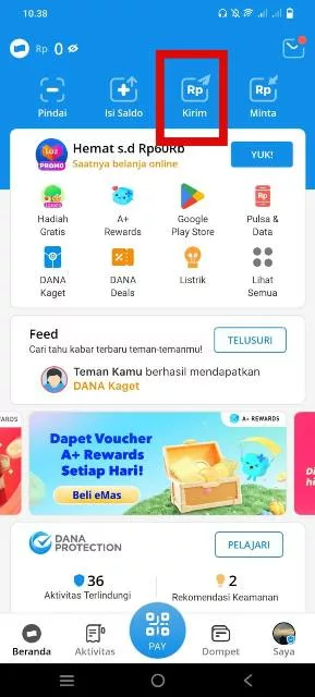 Pilih Kirim