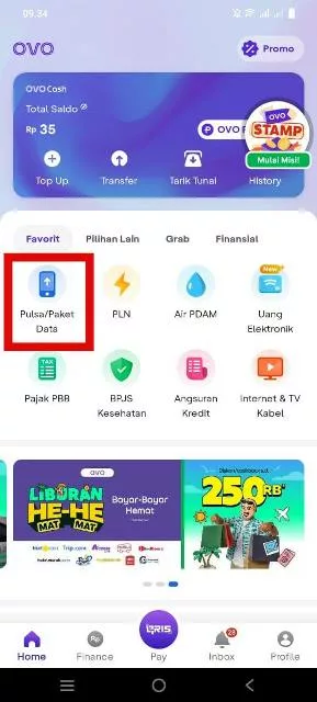 Pilih Pulsa