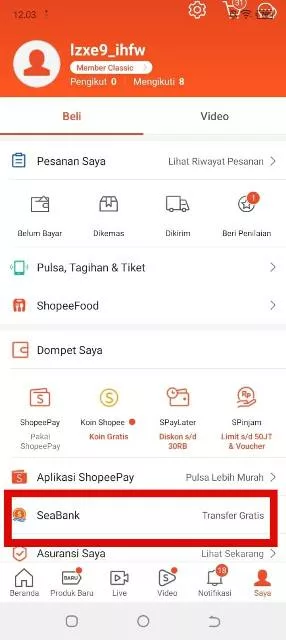 Pilih Seabank