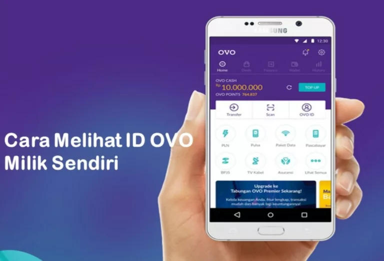 Cara Melihat ID OVO Milik Sendiri