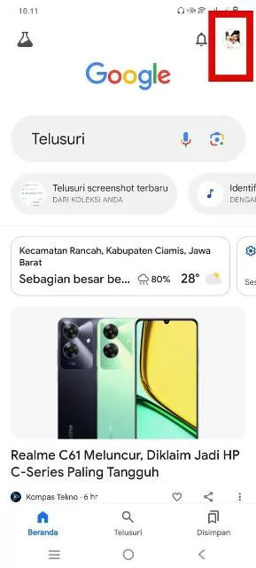 Klik Profil